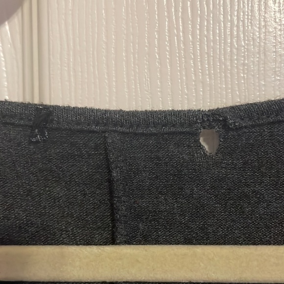 Dark grey flowy blouse - Picture 3 of 4